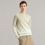 Women's Seamless Ombre Round Neck Sweater | Antibacterial Casual Knit