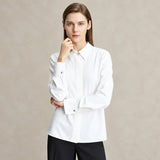 Elegant Long Sleeve Blouse - Summer Casual Button-Down Shirt