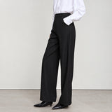 Women's Elegant Office Trousers - Anti-Wrinkle Loose Fit Pants