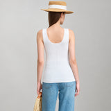 Women's Knitted Camisole - Minimalist Slim U-Neck Summer Tank Top