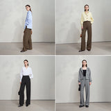 Elegant Office Trousers - Anti-Wrinkle Loose Casual Women's Pants