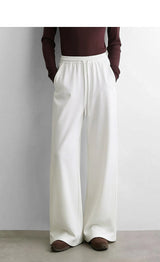 Women's Wide Leg Pants Relaxed Commuter Elastic Waistband