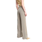Women's Straight Leg Office Trousers - Minimalist Autumn Casual Pants