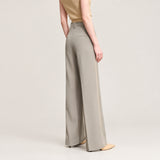 Women's Loose Straight Office Trousers - Minimalist Casual Pants