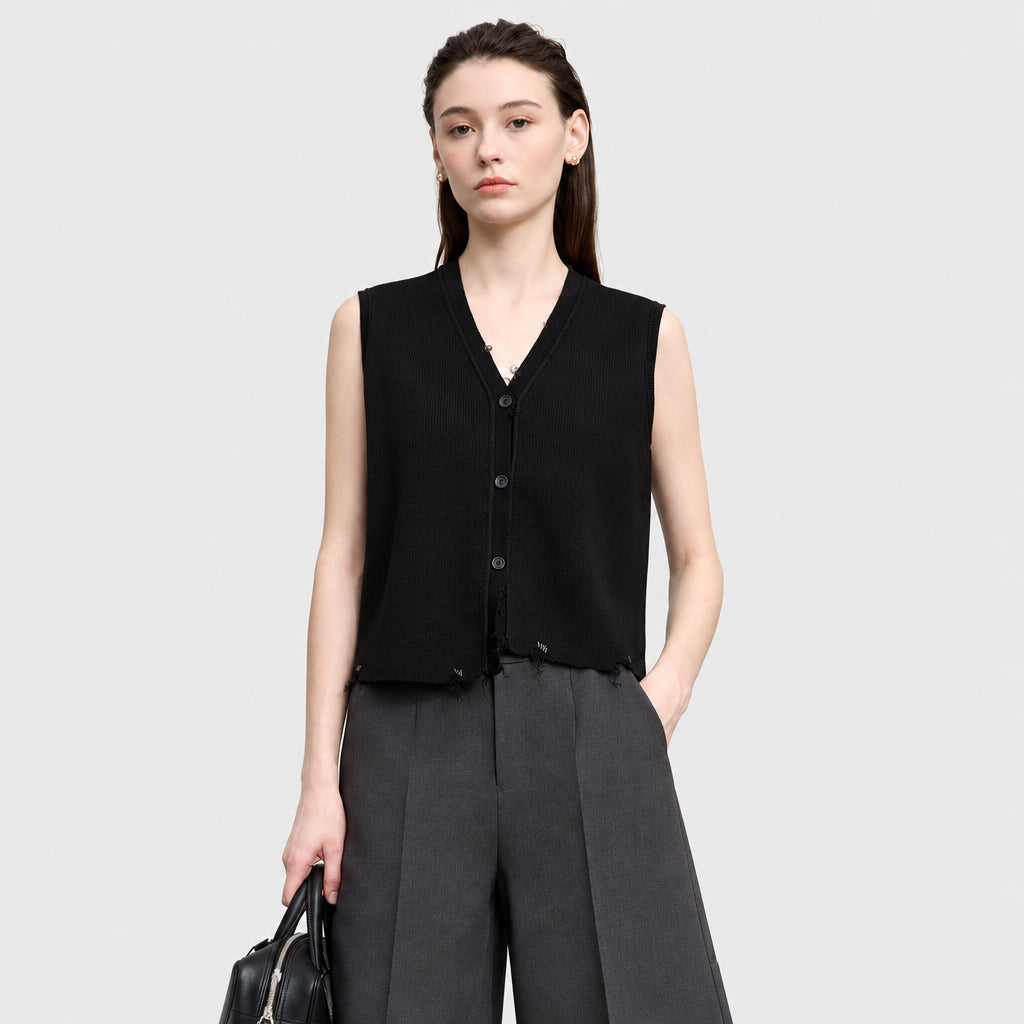 Women's Minimalist Knitted Sweater and Skirt Set - Autumn Casual