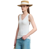 Women's Knitted Camisole - Minimalist Slim U-Neck Summer Tank Top