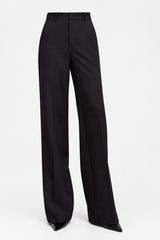 Women's Straight Leg Office Trousers - Minimalist Autumn Casual Pants