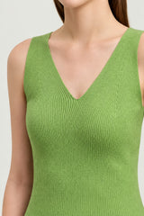 Women's Knitted Camisole - Minimalist Slim U-Neck Summer Tank Top