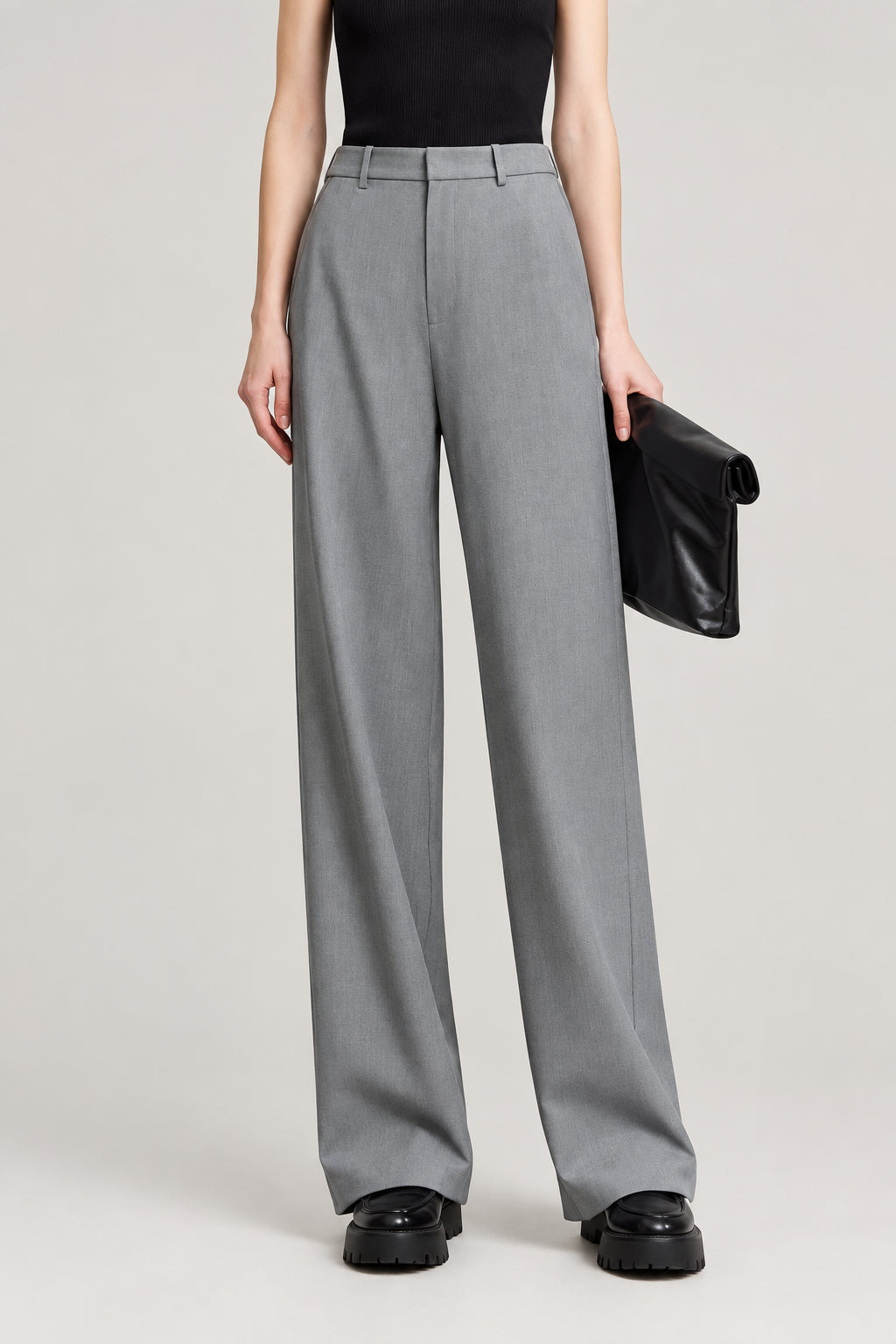 Women's Elegant Office Trousers - Anti-Wrinkle Loose Fit Pants
