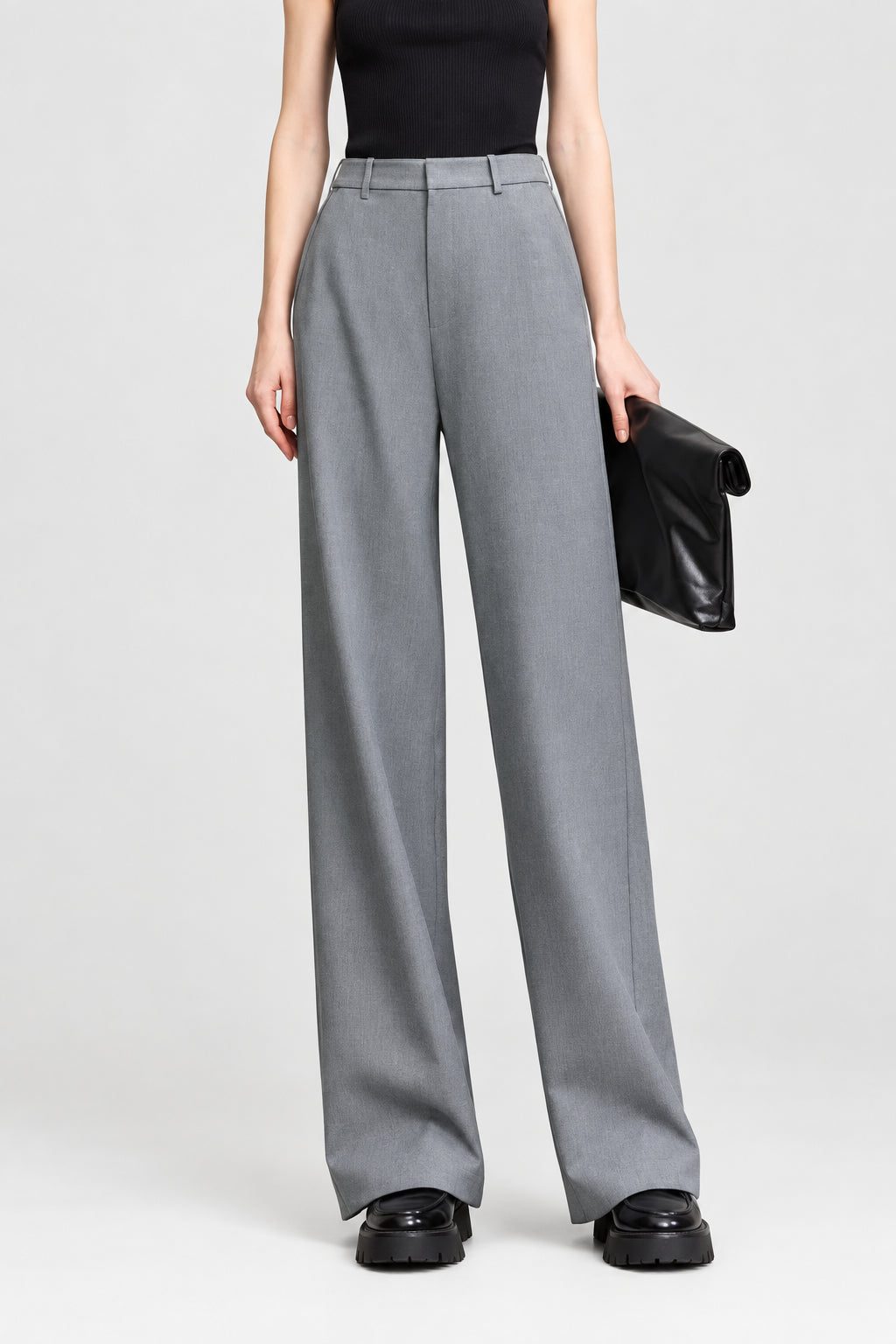 Elegant Office Trousers - Anti-Wrinkle Loose Casual Women's Pants