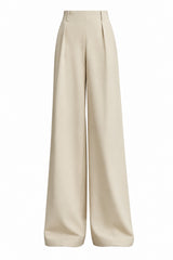 Women's Pleated Wide-Leg Pants - Versatile Casual Trousers