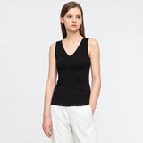 Women's Slim Knit Camisole - Minimalist U-Neck Summer Tank Top