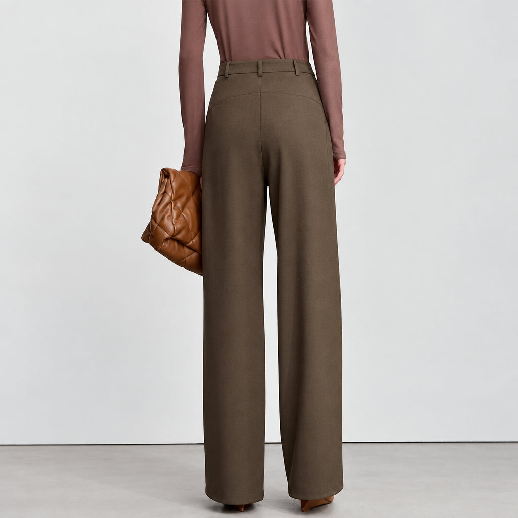 Women's Elegant Office Trousers - Anti-Wrinkle Loose Fit Pants