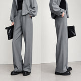 Women's Elegant Office Trousers - Anti-Wrinkle Loose Fit Pants