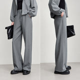 Elegant Office Trousers - Anti-Wrinkle Loose Casual Women's Pants